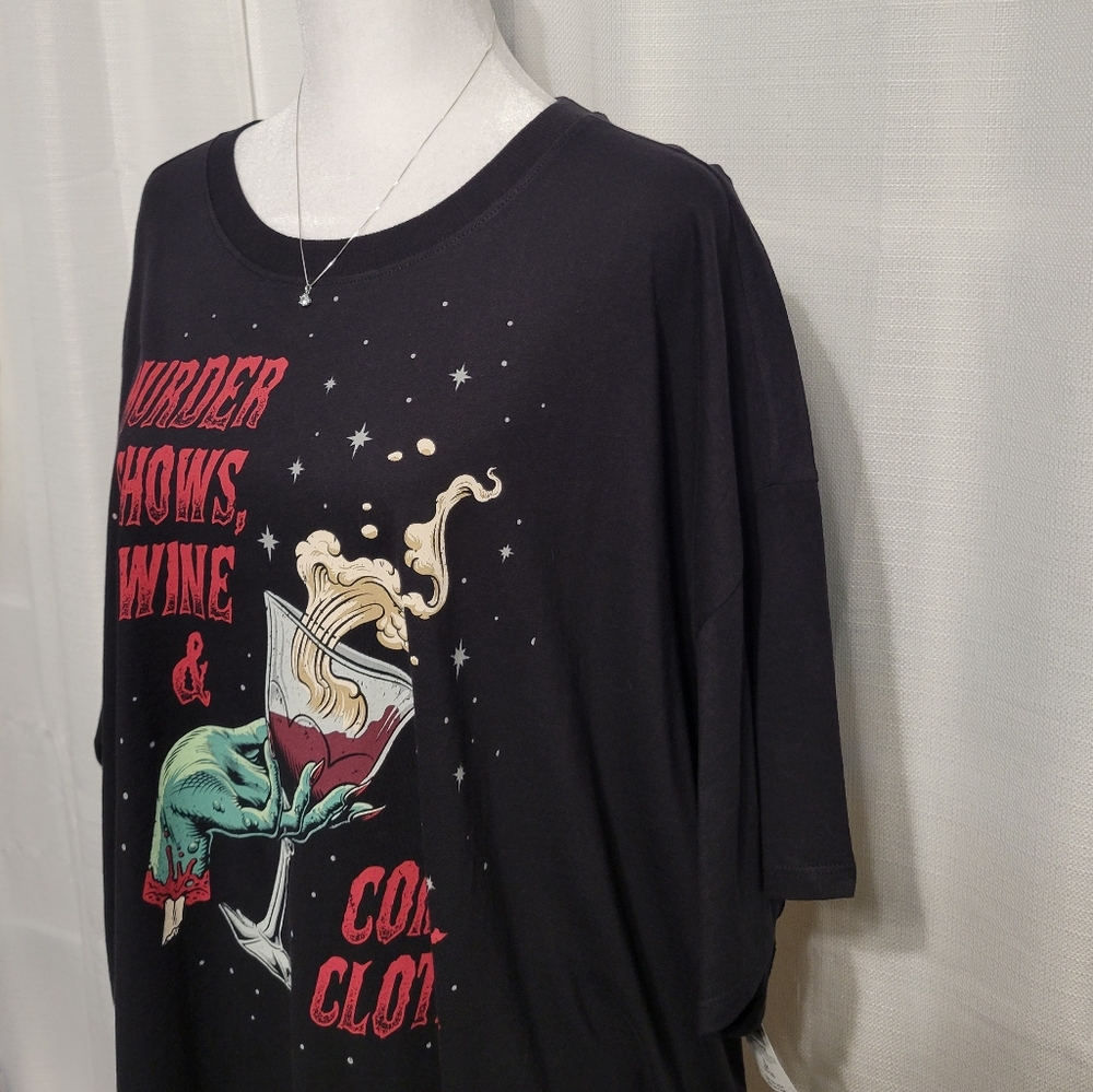 NEW! Murder Shows Oversized Cotton Tee - Picture 3 of 10